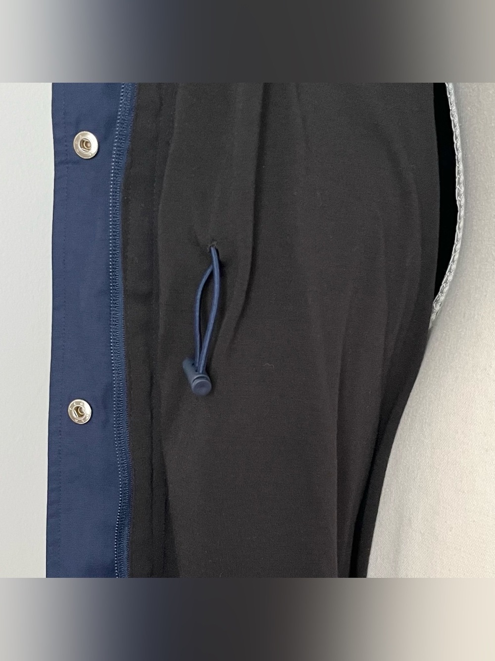 NWT Style & Co Women's Anorak XS Navy Blue Hooded Lined Preppy Lightweight - Picture 7 of 9